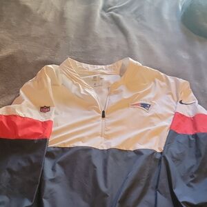 Nike Performance Jacket - White, Red, and Blue